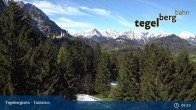 Archived image Webcam base station of the "Tegelberg" (800 m) 08:00