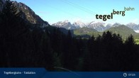 Archiv Foto Webcam Talstation am Tegelberg (800 Meter) 07:00