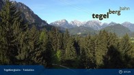 Archiv Foto Webcam Talstation am Tegelberg (800 Meter) 07:00