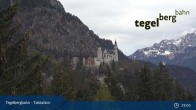 Archiv Foto Webcam Talstation am Tegelberg (800 Meter) 18:00