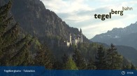 Archiv Foto Webcam Talstation am Tegelberg (800 Meter) 18:00