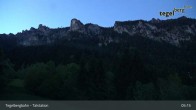 Archiv Foto Webcam Talstation am Tegelberg (800 Meter) 04:00