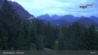 Archiv Foto Webcam Talstation am Tegelberg (800 Meter) 04:00
