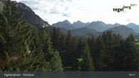 Archiv Foto Webcam Talstation am Tegelberg (800 Meter) 18:00
