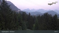 Archiv Foto Webcam Talstation am Tegelberg (800 Meter) 04:00