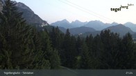 Archiv Foto Webcam Talstation am Tegelberg (800 Meter) 02:00