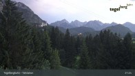 Archiv Foto Webcam Talstation am Tegelberg (800 Meter) 02:00