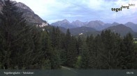 Archiv Foto Webcam Talstation am Tegelberg (800 Meter) 04:00