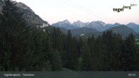 Archiv Foto Webcam Talstation am Tegelberg (800 Meter) 04:00