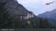 Archiv Foto Webcam Talstation am Tegelberg (800 Meter) 04:00