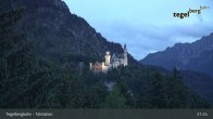 Archiv Foto Webcam Talstation am Tegelberg (800 Meter) 20:00