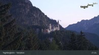 Archiv Foto Webcam Talstation am Tegelberg (800 Meter) 02:00