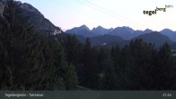 Archiv Foto Webcam Talstation am Tegelberg (800 Meter) 20:00