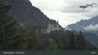 Archived image Webcam base station of the "Tegelberg" (800 m) 18:00