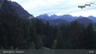 Archiv Foto Webcam Talstation am Tegelberg (800 Meter) 01:00
