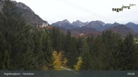 Archiv Foto Webcam Talstation am Tegelberg (800 Meter) 08:00