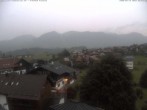 Archiv Foto Webcam Hotel Rosenstock, Fischen im Allgäu 19:00
