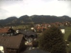 Archiv Foto Webcam Hotel Rosenstock, Fischen im Allgäu 07:00
