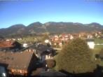 Archived image Webcam Rosenstock Hotel, Fischen in the Allgäu 08:00