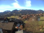 Archived image Webcam Rosenstock Hotel, Fischen in the Allgäu 11:00