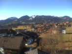 Archiv Foto Webcam Hotel Rosenstock, Fischen im Allgäu 11:00