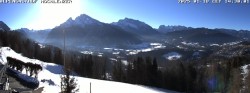 Archived image Webcam Schönau am Königssee - View Mountain Hut Hochlenzer 13:00