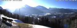 Archived image Webcam Schönau am Königssee - View Mountain Hut Hochlenzer 13:00