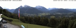 Archived image Webcam Schönau am Königssee - View Mountain Hut Hochlenzer 15:00