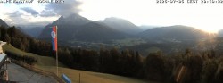 Archiv Foto Webcam Schönau am Königssee: Alpengasthof Hochlenzer 19:00