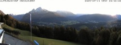 Archiv Foto Webcam Schönau am Königssee: Alpengasthof Hochlenzer 19:00