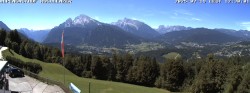 Archived image Webcam Schönau am Königssee - View Mountain Hut Hochlenzer 11:00