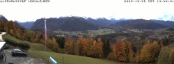 Archived image Webcam Schönau am Königssee - View Mountain Hut Hochlenzer 13:00
