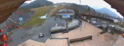 Archived image Webcam Oberaudorf Hocheck ski resort: base station 02:00