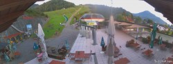 Archived image Webcam Oberaudorf Hocheck ski resort: base station 06:00