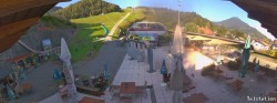 Archived image Webcam Oberaudorf Hocheck ski resort: base station 09:00