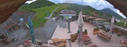 Archived image Webcam Oberaudorf Hocheck ski resort: base station 09:00