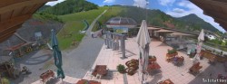 Archived image Webcam Oberaudorf Hocheck ski resort: base station 11:00
