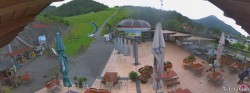 Archived image Webcam Oberaudorf Hocheck ski resort: base station 13:00