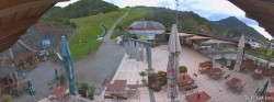 Archived image Webcam Oberaudorf Hocheck ski resort: base station 07:00