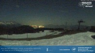 Archived image Webcam Rossfeld ski resort: Großer lift T-Bar 23:00