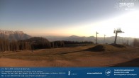 Archived image Webcam Rossfeld ski resort: Großer lift T-Bar 06:00