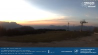 Archived image Webcam Rossfeld ski resort: Großer lift T-Bar 19:00