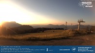 Archiv Foto Webcam Skigebiet Rossfeld: Großer Lift 19:00