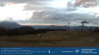 Archived image Webcam Rossfeld ski resort: Großer lift T-Bar 19:00