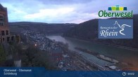 Archiv Foto Webcam Oberwesel Schönburg 18:00