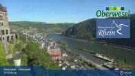 Archiv Foto Webcam Oberwesel Schönburg 08:00