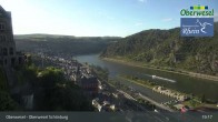 Archiv Foto Webcam Oberwesel Schönburg 18:00