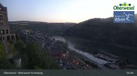 Archiv Foto Webcam Oberwesel Schönburg 04:00