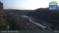 Archiv Foto Webcam Oberwesel Schönburg 04:00