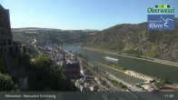 Archiv Foto Webcam Oberwesel Schönburg 16:00